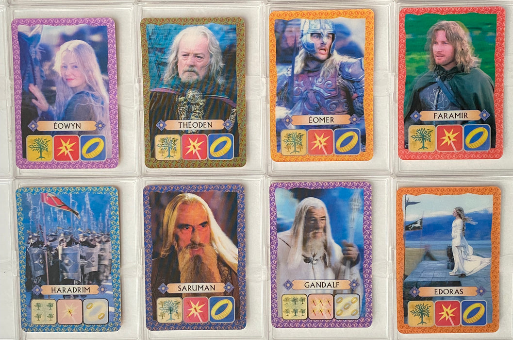 Lord of the Rings Two Towers Lenticular Trading Card Set of 16 German Kelloggs   - TvMovieCards.com