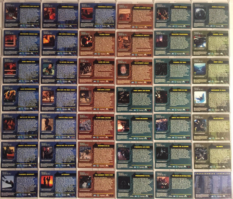 Transformers Movie Base Card Set 90 Cards Topps 2007   - TvMovieCards.com