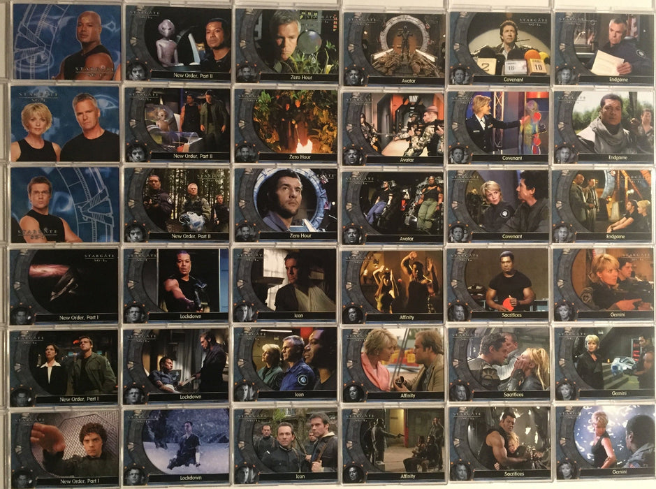 Stargate SG-1 Season Eight Base Card Set 72 Cards   - TvMovieCards.com
