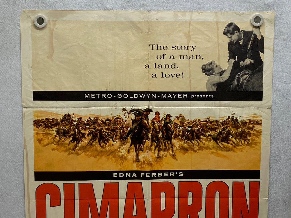 1960 Cimarron 1SH Movie Poster 27 x 41 Glenn Ford, Maria Schell, Anne Baxter   - TvMovieCards.com