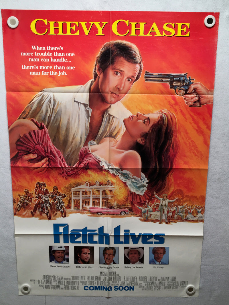 1989 Fletch Lives Original 1SH D/S Movie Poster 27 x 41 Chevy Chase   - TvMovieCards.com