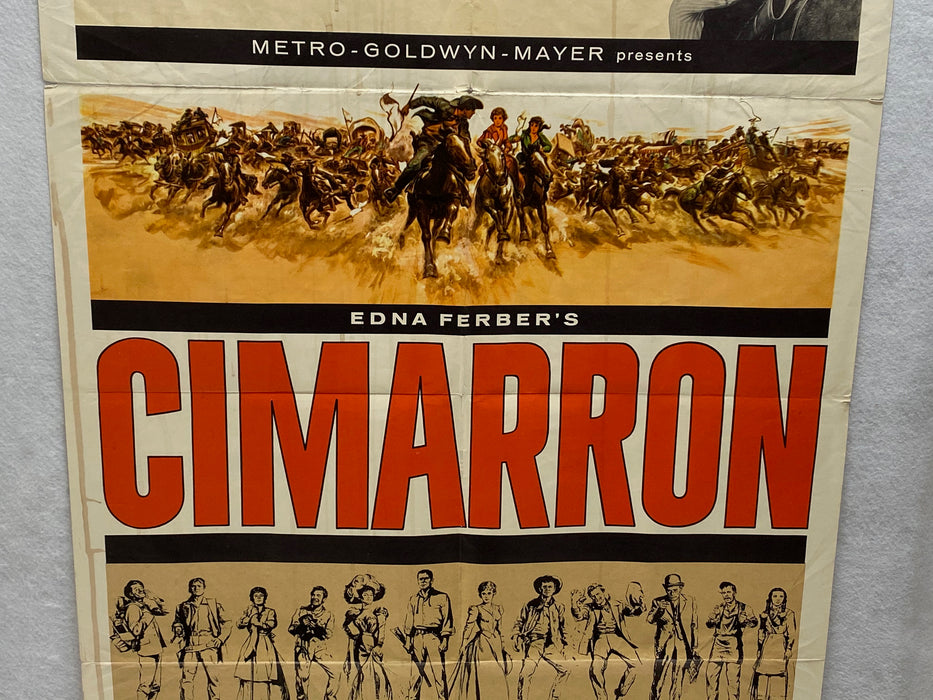 1960 Cimarron 1SH Movie Poster 27 x 41 Glenn Ford, Maria Schell, Anne Baxter   - TvMovieCards.com