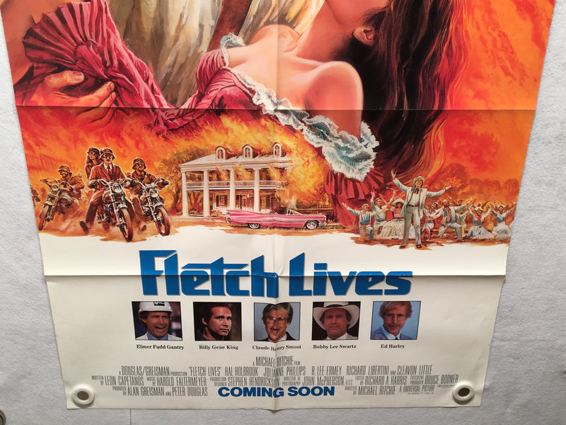 1989 Fletch Lives Original 1SH D/S Movie Poster 27 x 41 Chevy Chase   - TvMovieCards.com