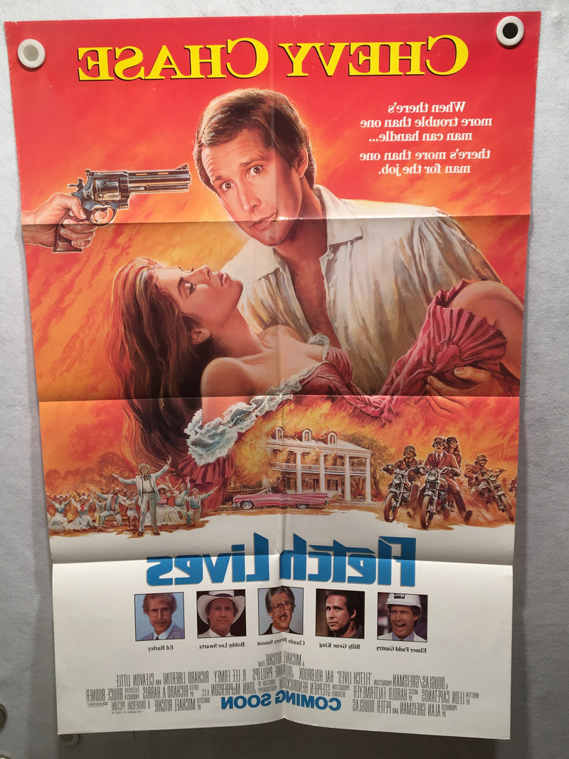 1989 Fletch Lives Original 1SH D/S Movie Poster 27 x 41 Chevy Chase   - TvMovieCards.com