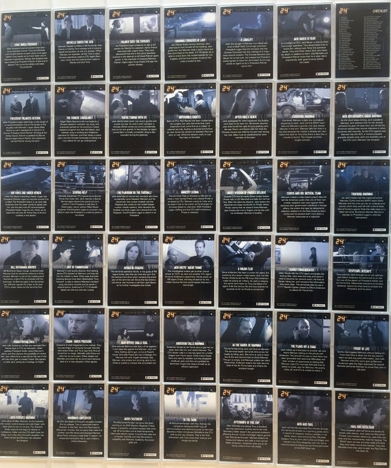 24 Twenty Four Season 4 Base Card Set 90 Cards   - TvMovieCards.com
