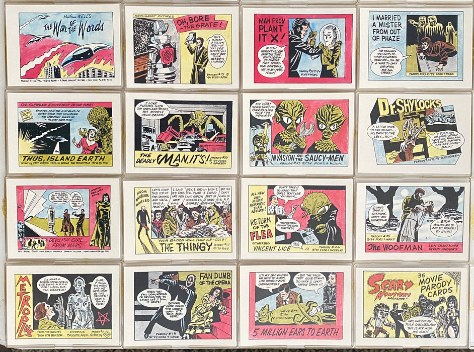 1994 Scary Monsters Movie Parody Trading Card Set of 36 Druktenis Publishing   - TvMovieCards.com