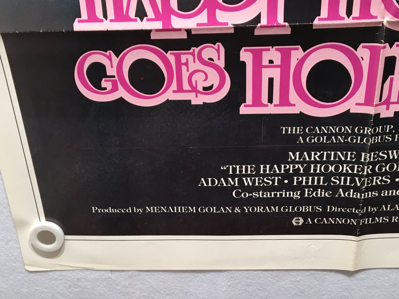 1980 The Happy Hooker Goes Hollywood 1SH Movie Poster 27 x 41 Martine Beswick   - TvMovieCards.com