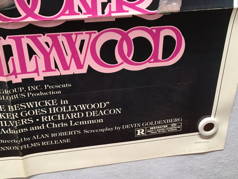 1980 The Happy Hooker Goes Hollywood 1SH Movie Poster 27 x 41 Martine Beswick   - TvMovieCards.com