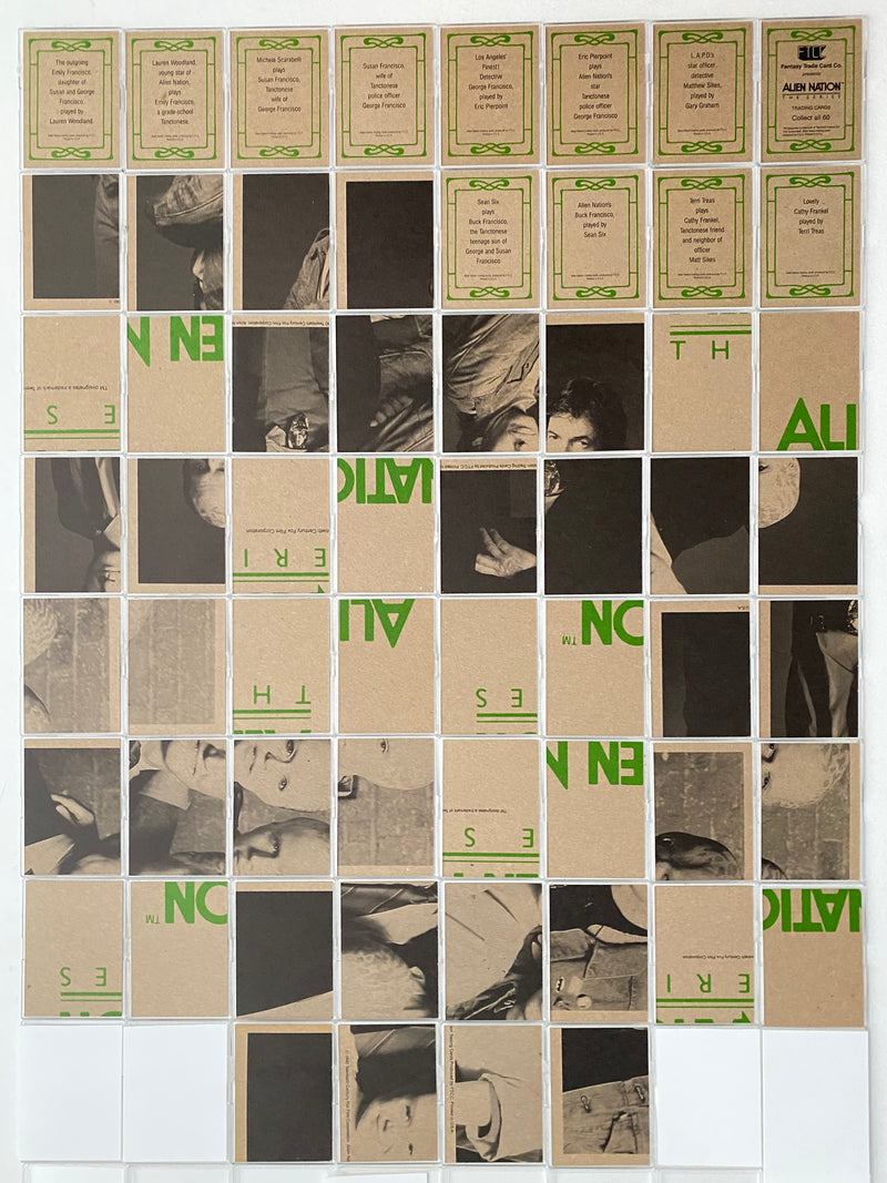 Alien Nation TV Show Trading Card Set of 60 Cards FTCC 1990 - TvMovieCards.com