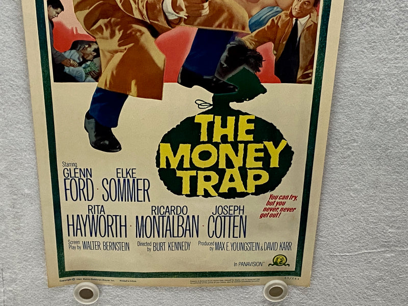 1965 The Money Trap Insert Movie Poster 14 x 36  Glenn Ford, Elke Sommer   - TvMovieCards.com