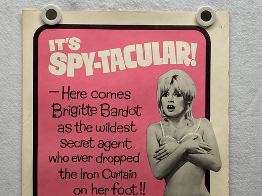 1964 A Ravishing Idiot Insert Movie Poster 14 x 36 Brigitte Bardot, Anthony Perk   - TvMovieCards.com