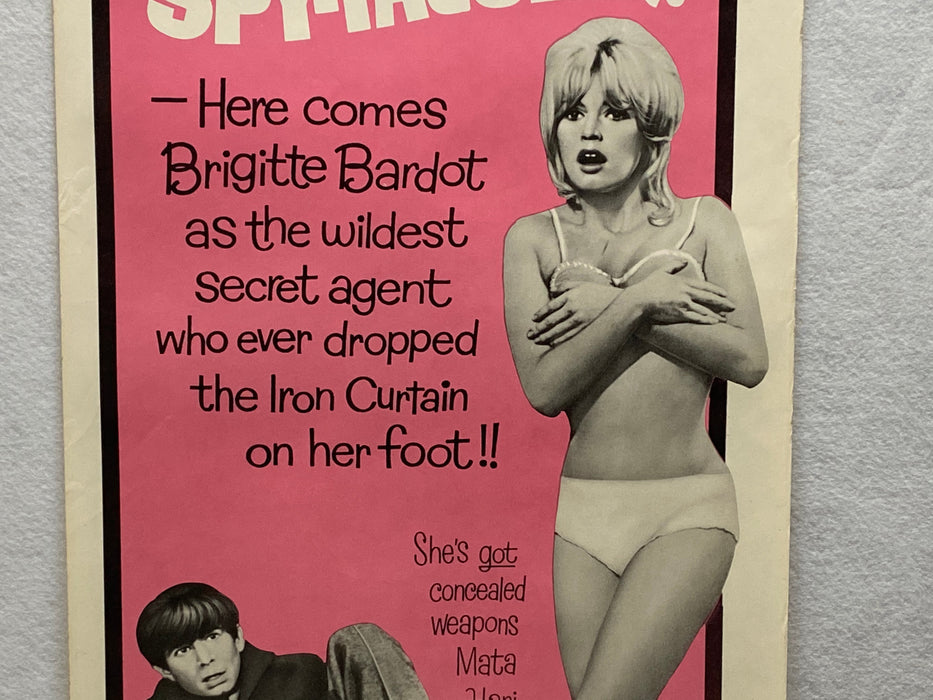 1964 A Ravishing Idiot Insert Movie Poster 14 x 36 Brigitte Bardot, Anthony Perk   - TvMovieCards.com