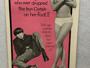 1964 A Ravishing Idiot Insert Movie Poster 14 x 36 Brigitte Bardot, Anthony Perk   - TvMovieCards.com