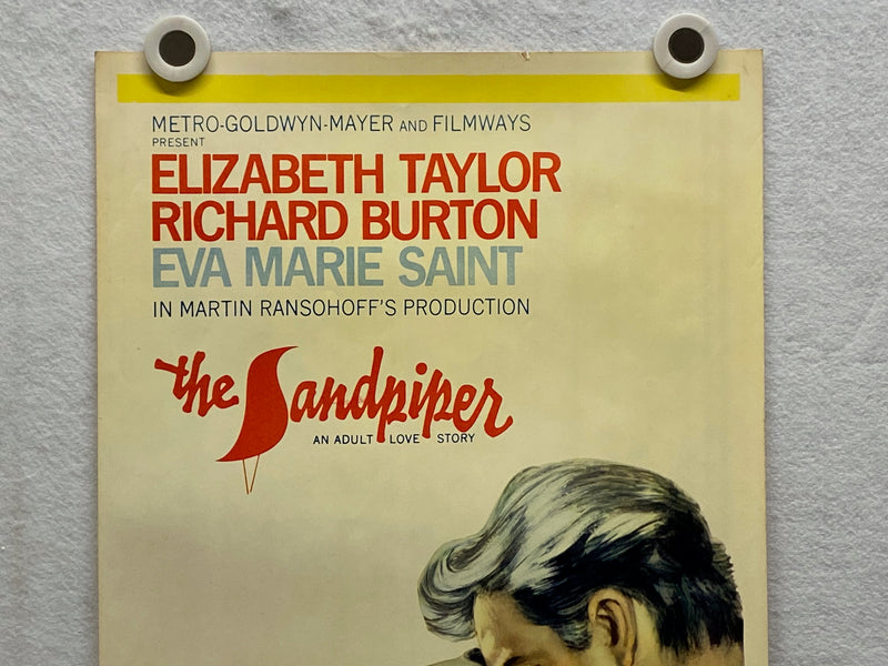 1965 The Sandpiper Insert Movie Poster 14 x 36 Elizabeth Taylor, Richard Burton   - TvMovieCards.com