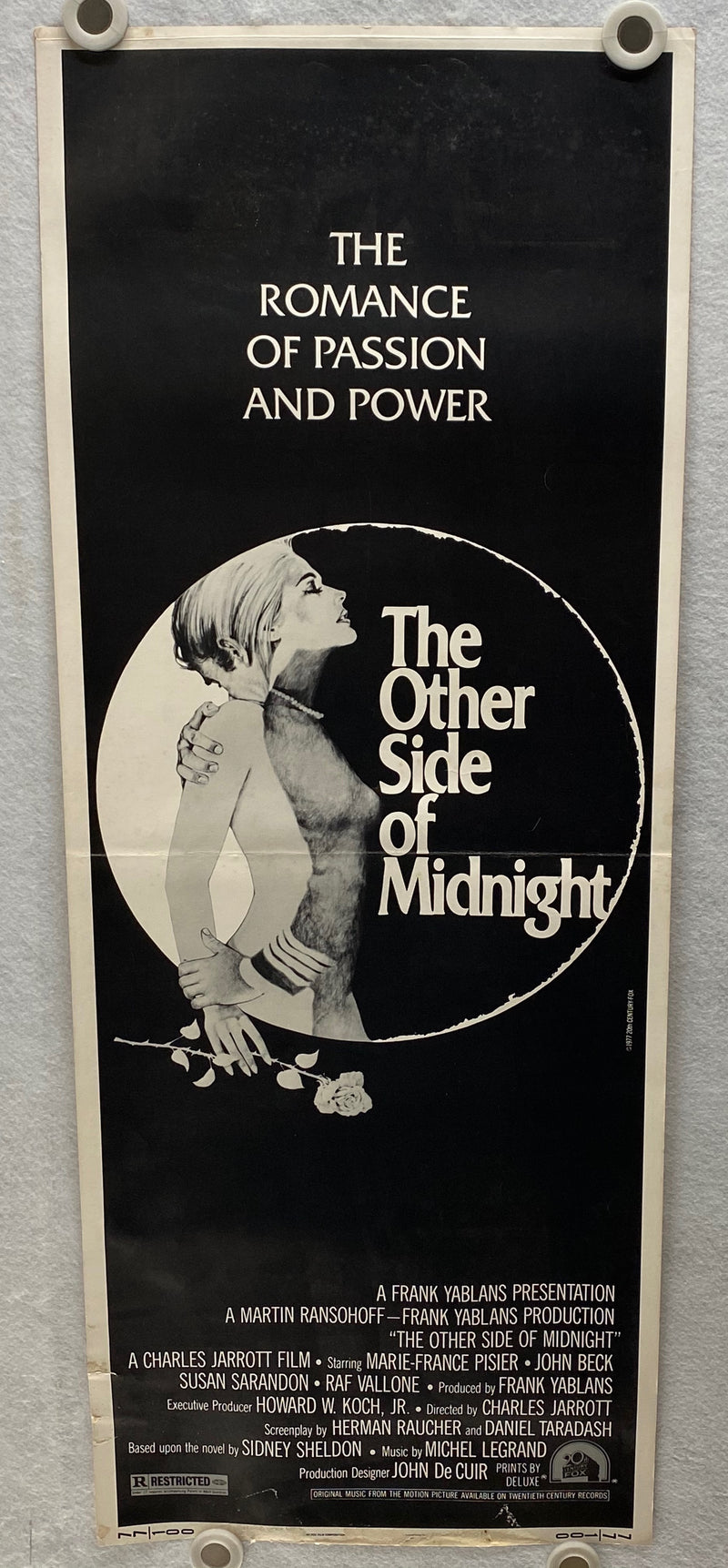 1977 The Other Side of Midnight Insert Movie Poster 14 x 36 Marie-France Pisier   - TvMovieCards.com