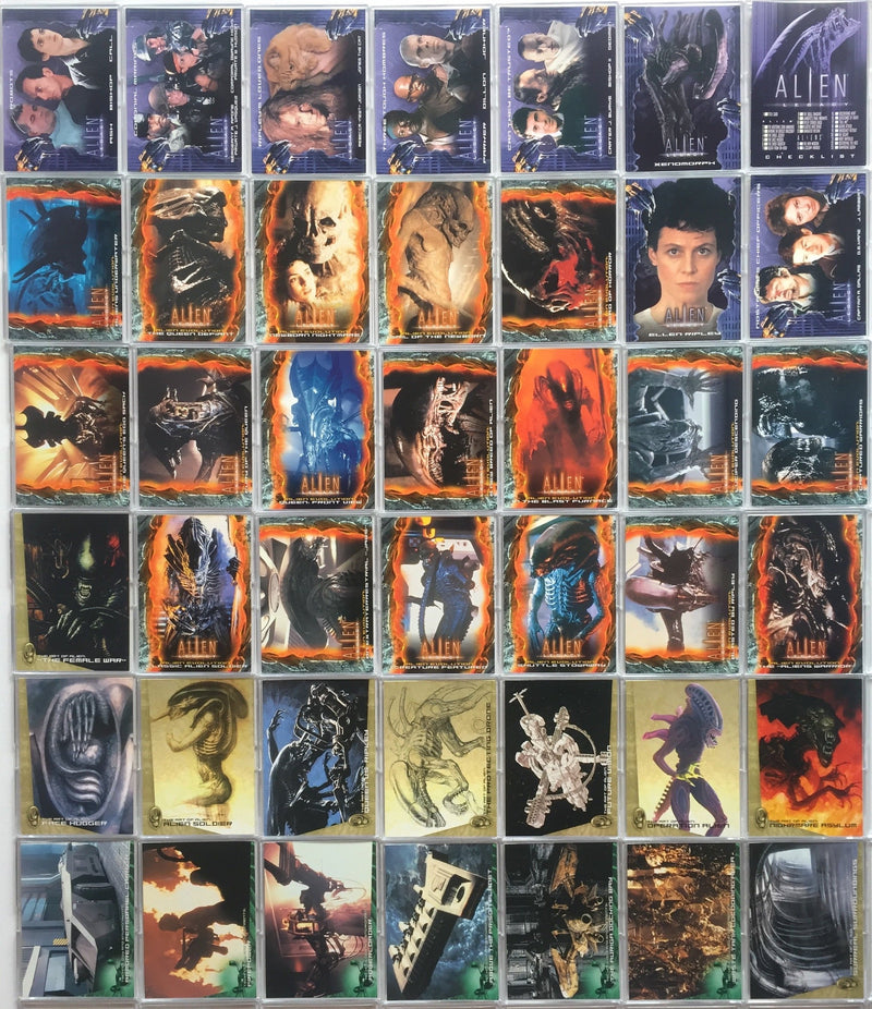 Alien Legacy Movie Base Card Set 90 Cards Inkworks 1998 - TvMovieCards.com