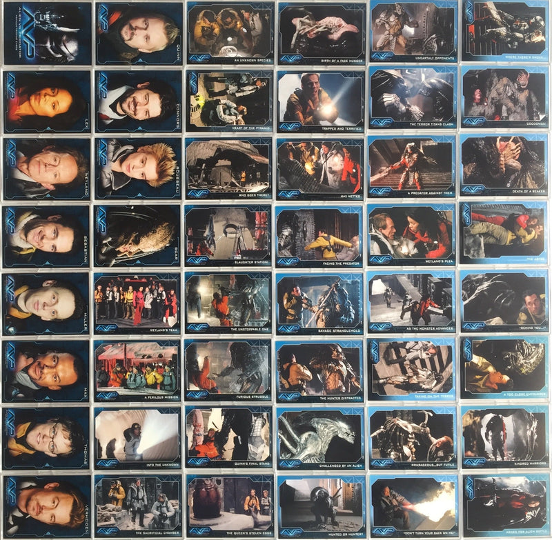 Alien vs Predator Movie Base Card Set 90 Cards - TvMovieCards.com