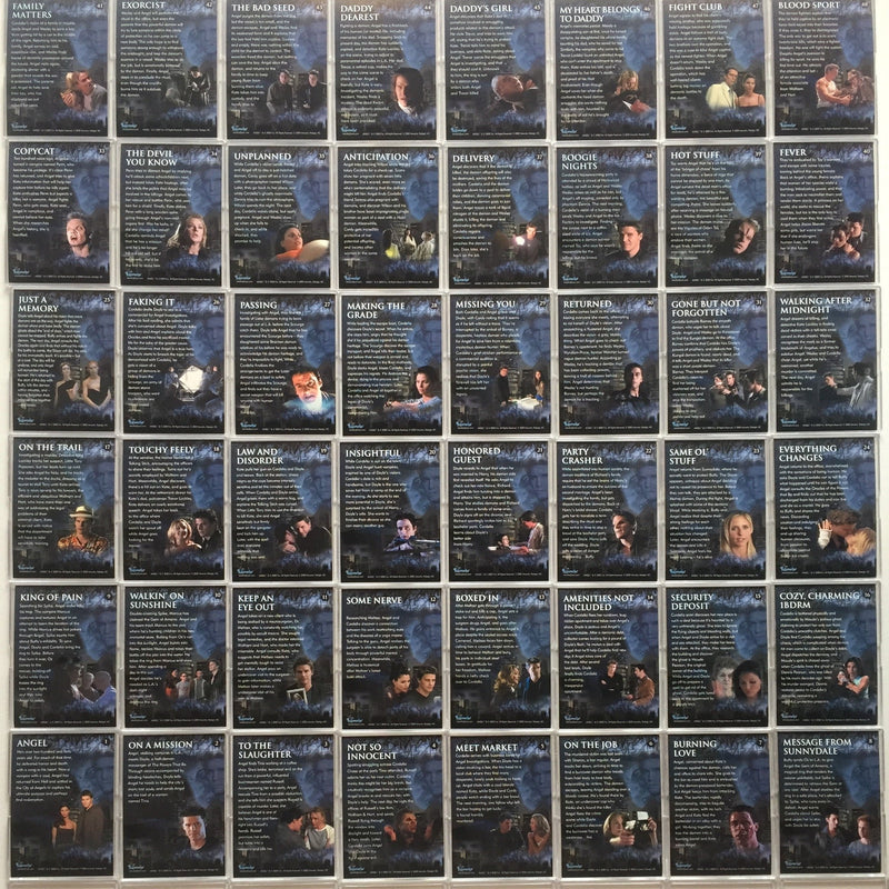 Angel Season 1 Base Card Set 90 Cards   - TvMovieCards.com