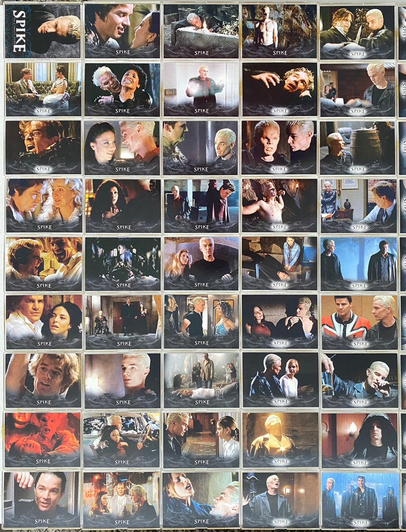 Spike The Complete Story Trading Base Card Set 72 Cards Inkworks 2005   - TvMovieCards.com