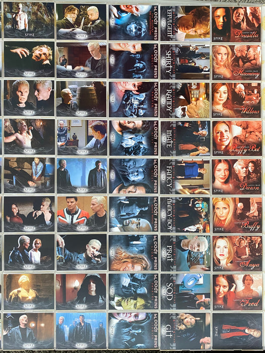 Spike The Complete Story Trading Base Card Set 72 Cards Inkworks 2005   - TvMovieCards.com