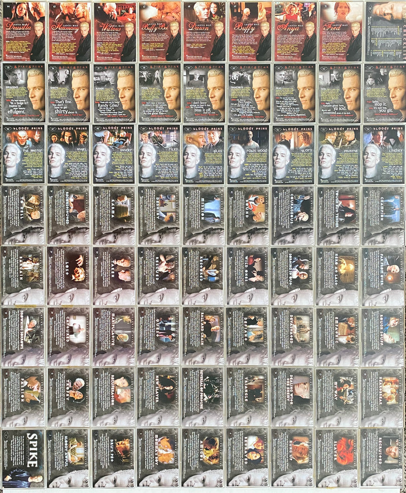 Spike The Complete Story Trading Base Card Set 72 Cards Inkworks 2005   - TvMovieCards.com