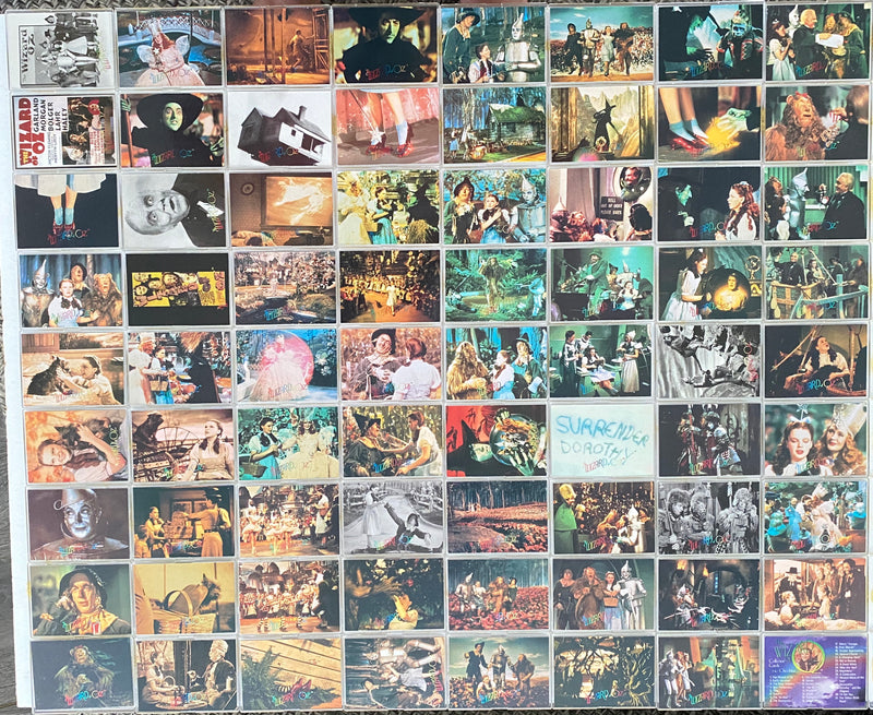 Wizard of Oz by Duocards Trading Base Card Set 72 Cards 1996   - TvMovieCards.com