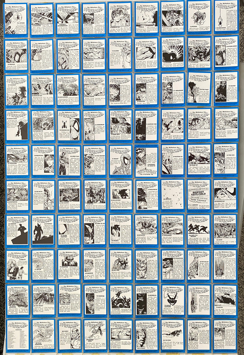 Spider-Man I The McFarlane Era Vintage Card Set 90 Cards Comic Images 1992   - TvMovieCards.com