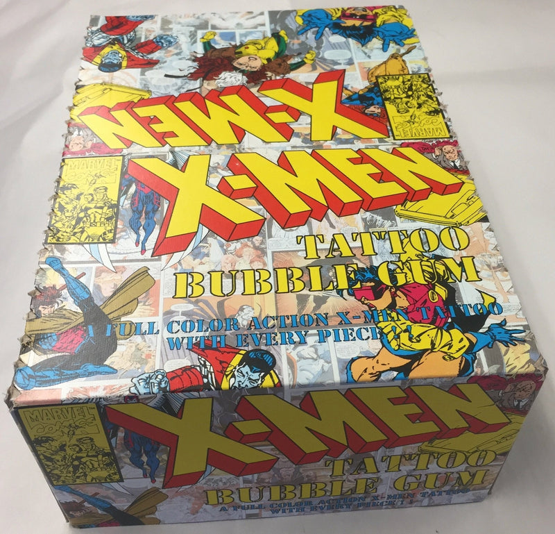 Marvel  X-Men 1994 Fleer Bubble Gum and Color Tattoo Card Box 180 Count   - TvMovieCards.com