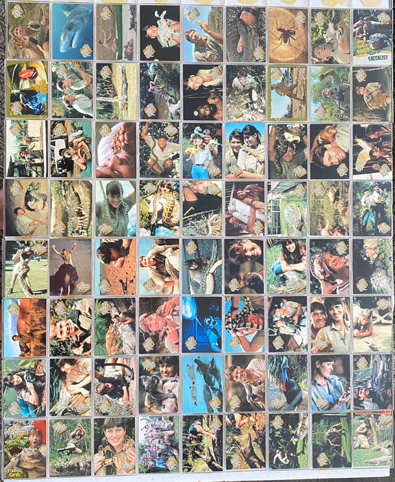 Crocodile Hunter Steve Irwin Base Card Set 72 Cards Dart Flipcards 2002   - TvMovieCards.com