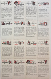 Vintage Hobo the Bum Fortune Teller Exhibit Card Set 16 Cards 1966   - TvMovieCards.com