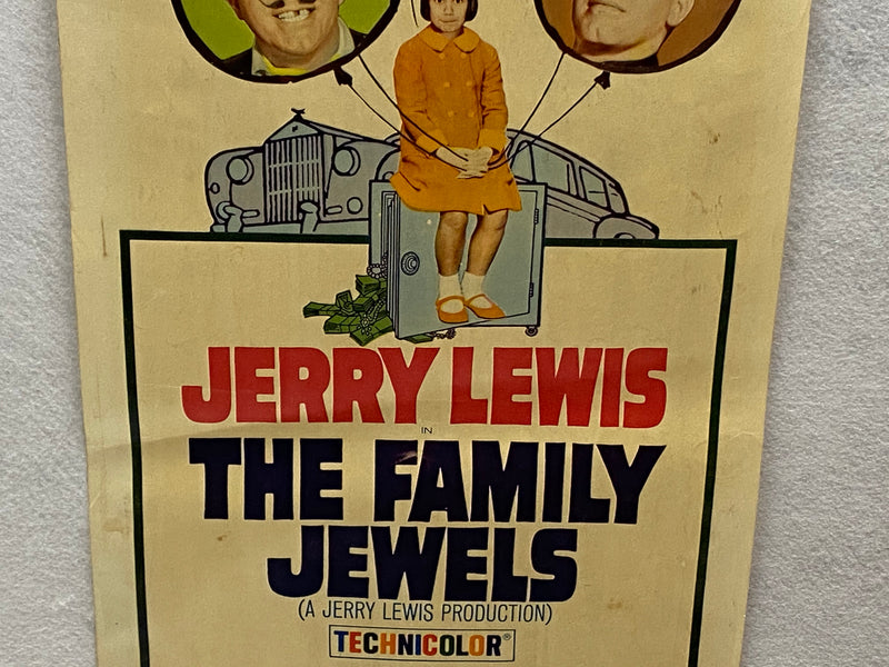 1965 The Family Jewels Insert Movie Poster 14 x 36 Jerry Lewis, Sebastian Cabot   - TvMovieCards.com