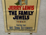1965 The Family Jewels Insert Movie Poster 14 x 36 Jerry Lewis, Sebastian Cabot   - TvMovieCards.com