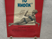 1961 Why Bother To Knock Insert Movie Poster 14 x 36 Richard Todd Nicole Maurey   - TvMovieCards.com