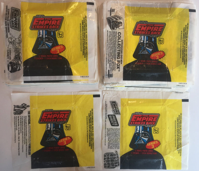 25 Empire Strikes Back Series 3 Vintage Card Gum Wrappers Mixed Lot Topps 1980   - TvMovieCards.com