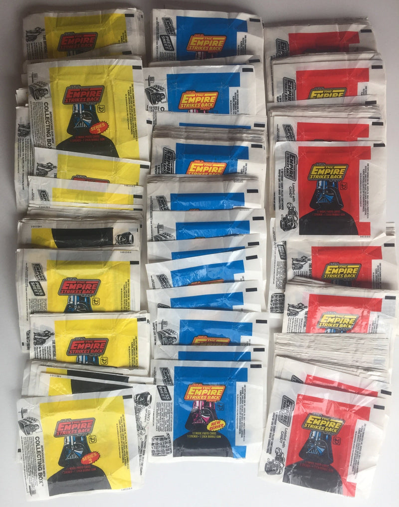 300 Empire Strikes Back Vintage Card Gum Wrappers Mixed Series 1 , 2, 3 Topps 19   - TvMovieCards.com