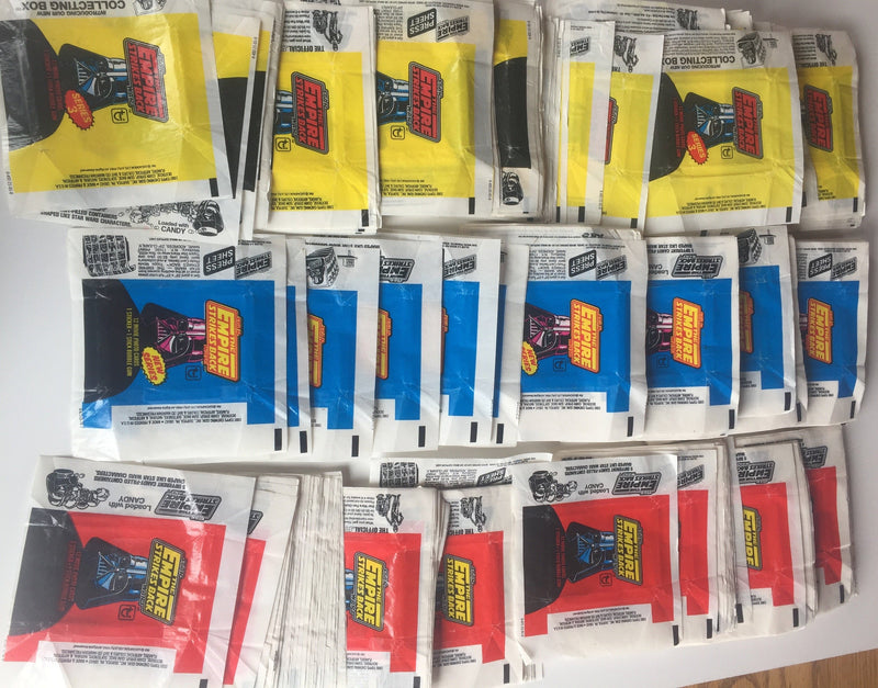 300 Empire Strikes Back Vintage Card Gum Wrappers Mixed Series 1 , 2, 3 Topps 19   - TvMovieCards.com