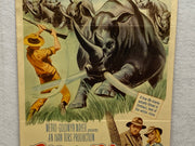 1964 Rhino! Insert Movie Poster 14 x 36 Harry Guardino, Shirley Eaton, Robert Cu   - TvMovieCards.com