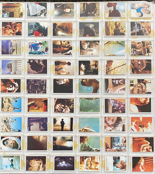 E.T. Movie Album Stickers Vintage Card Set 120 Sticker Cards   - TvMovieCards.com