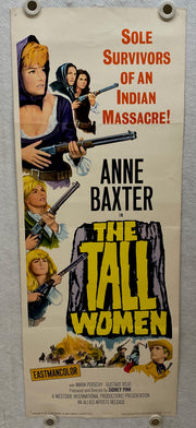 1966 The Tall Women Insert Movie Poster 14 x 36 Anne Baxter, Maria Perschy   - TvMovieCards.com
