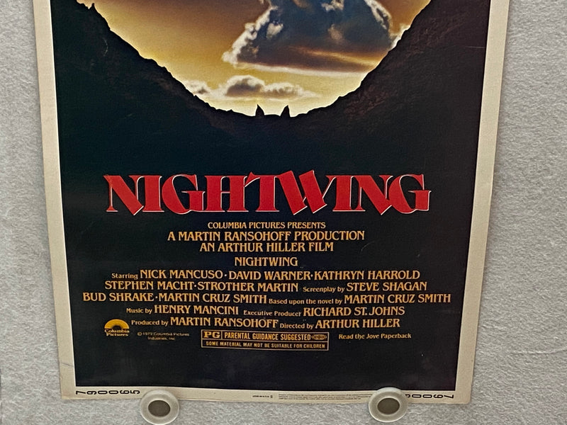 1979 Nightwing Insert Movie Poster 14 x 36  Nick Mancuso, David Warner   - TvMovieCards.com