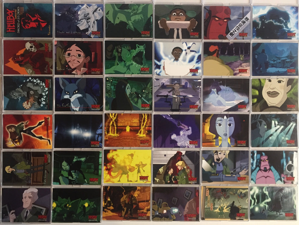 Hellboy Animated Sword of Storms Base Card Set 72 Cards Inkworks 2007 —