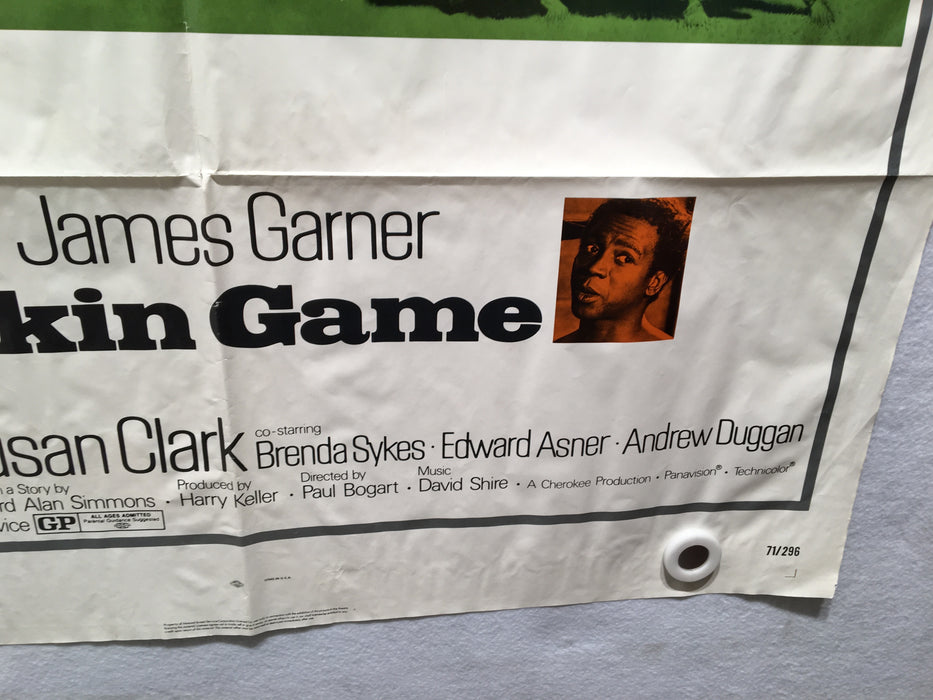 1971 Skin Games Original 1SH Movie Poster 27 x 41 James Garner Louis Gossett Jr   - TvMovieCards.com