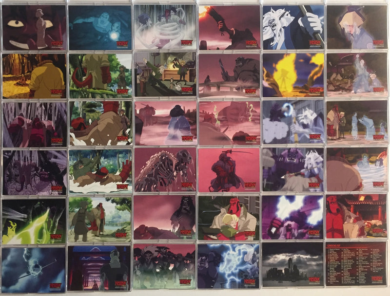 Hellboy Animated Sword of Storms Base Card Set 72 Cards Inkworks 2007 TvMovieCards.com Hellboy Animated Sword of Storms Base Card Set 72 Cards Inkworks 2007 TvMovieCards.com
