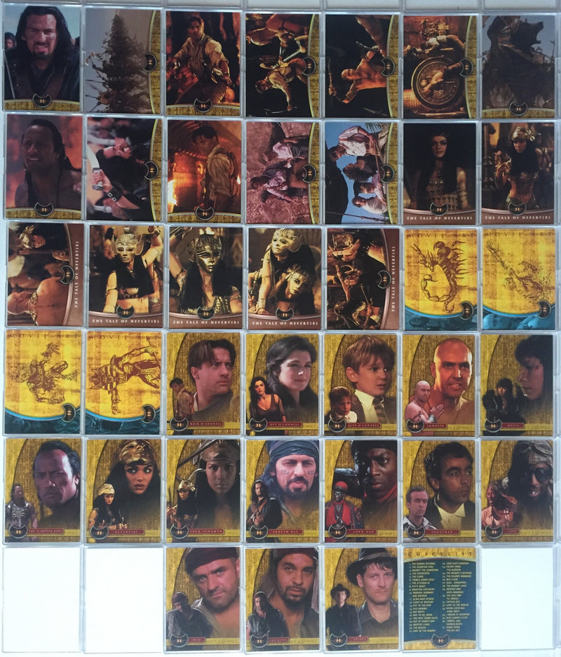 Mummy Returns Movie Base Card Set 81 Cards Inkworks 2001   - TvMovieCards.com