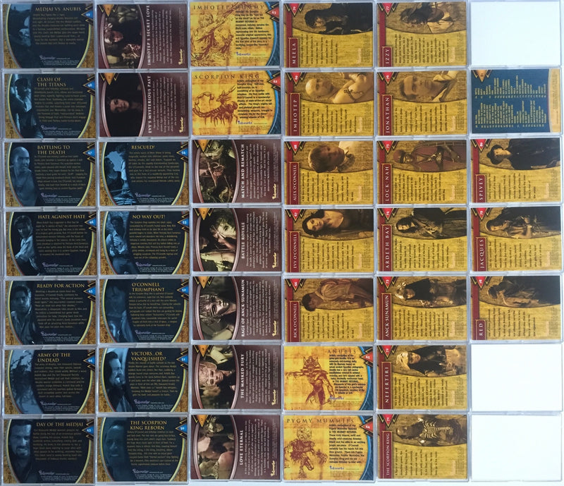 Mummy Returns Movie Base Card Set 81 Cards Inkworks 2001   - TvMovieCards.com