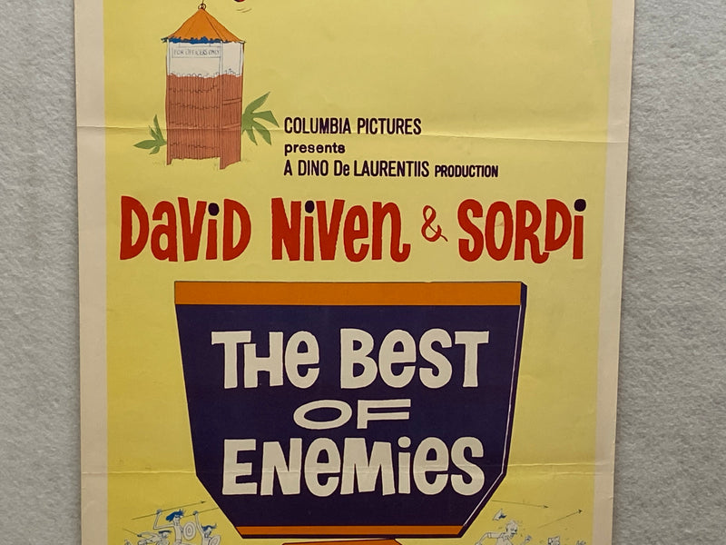 1961 The Best of Enemies Insert Movie Poster 14 x 36  David Niven, Alberto Sordi   - TvMovieCards.com