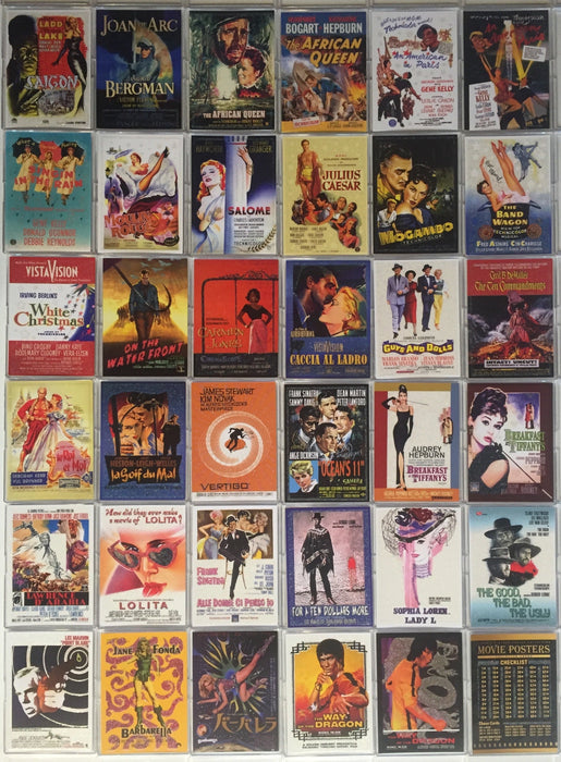 Movie Posters Classic Vintage Movie Posters Series 1 Breygent Base Card Set   - TvMovieCards.com