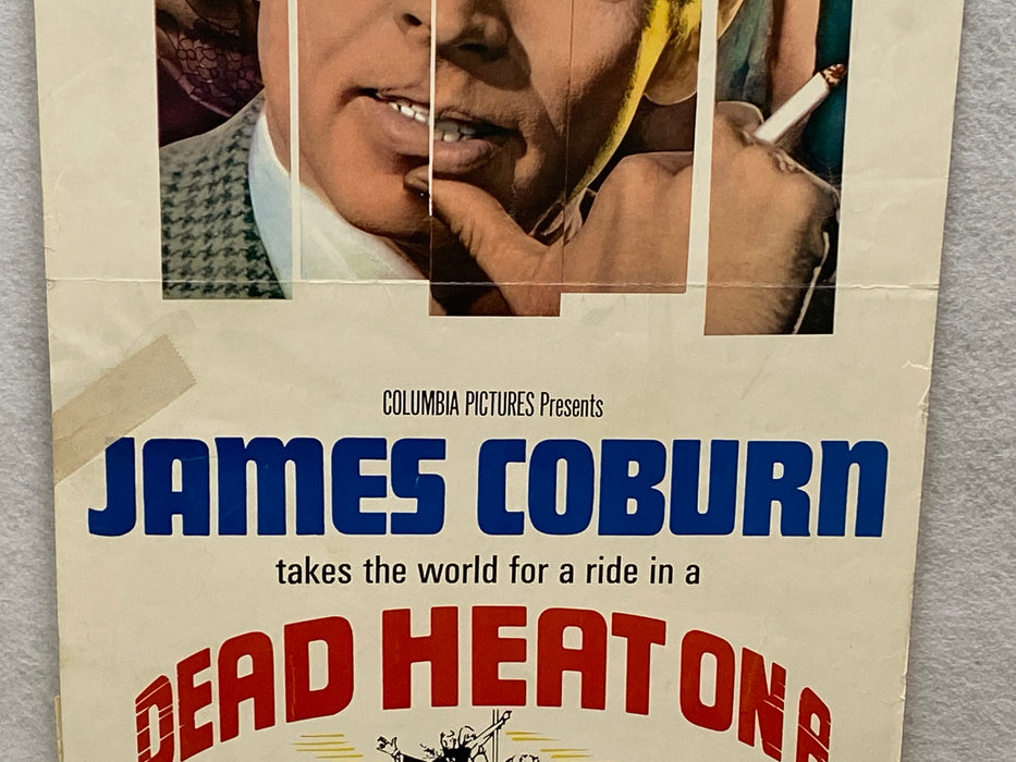1966 Dead Heat on a Merry-Go-Round Insert Movie Poster 14 x 36 James Coburn   - TvMovieCards.com