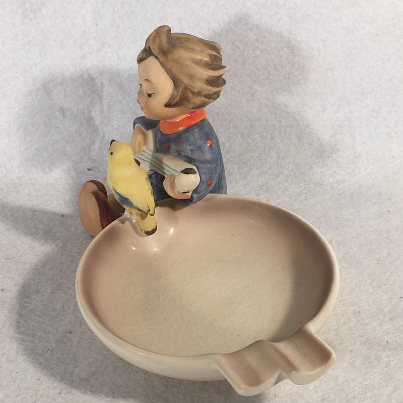 Goebel Hummel Figurine # 33 "Joyful" Ashtray TMK5 3.75"   - TvMovieCards.com