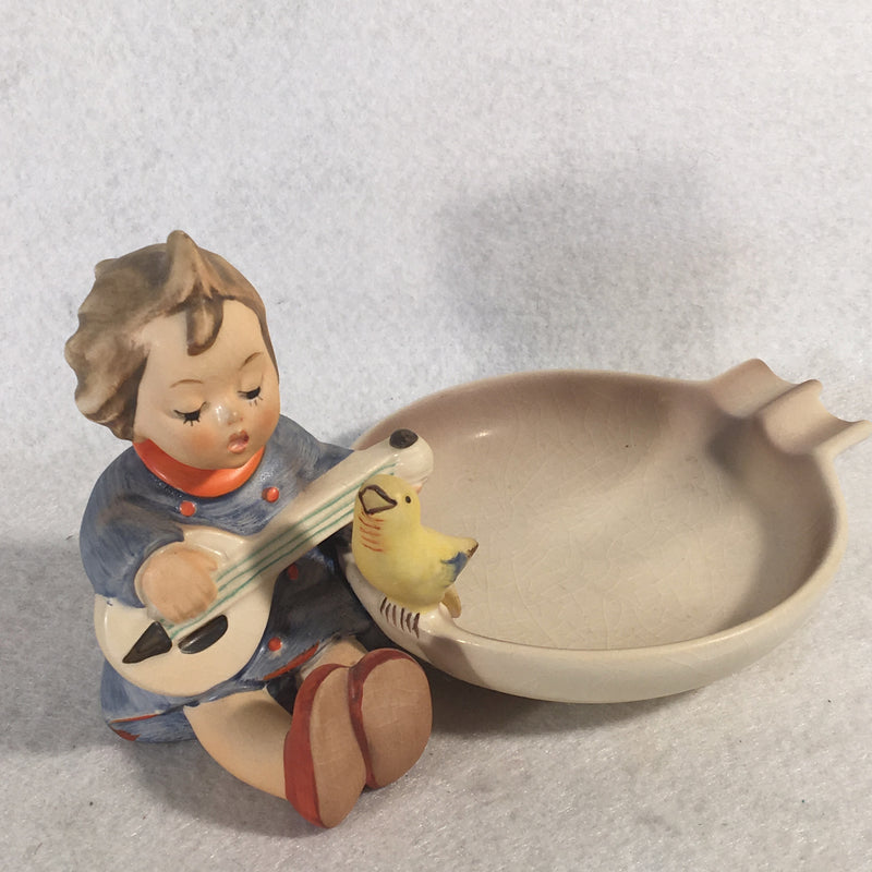 Goebel Hummel Figurine # 33 "Joyful" Ashtray TMK5 3.75"   - TvMovieCards.com
